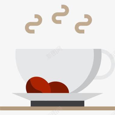 咖啡杯饮料18平的图标图标