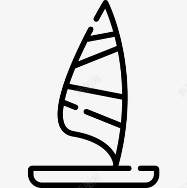 帆船澳大利亚10直线图标图标