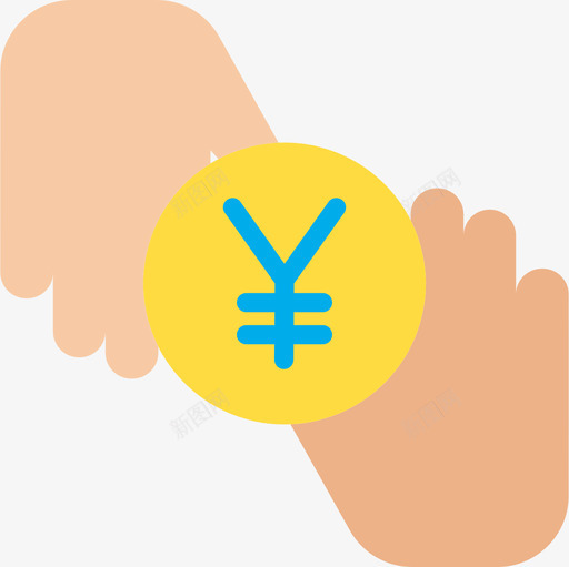 Yencharity55持平图标svg_新图网 https://ixintu.com Yen charity 持平