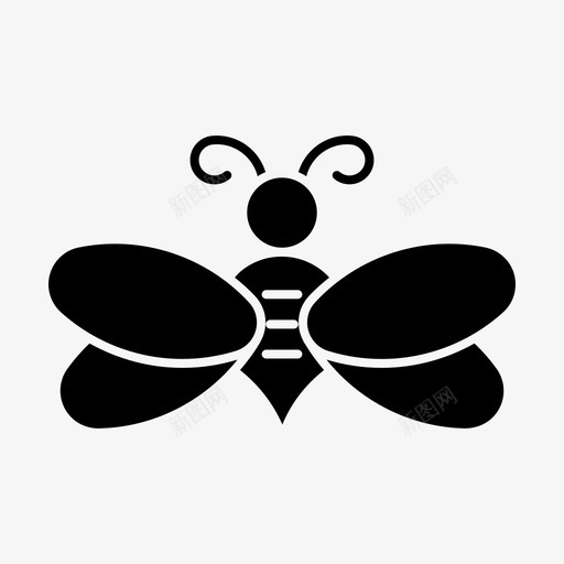 蜜蜂动物大黄蜂图标svg_新图网 https://ixintu.com 动物 大黄蜂 昆虫 蜂蜜 蜜蜂