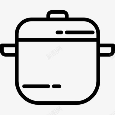 锅厨房63线性图标图标