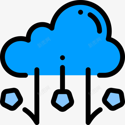 冰雹216号天气线形颜色图标svg_新图网 https://ixintu.com 216号 冰雹 天气 线形 颜色