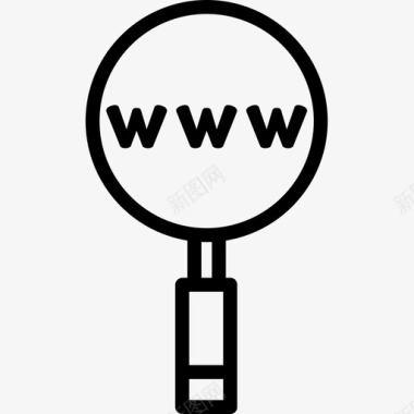 Www网页与开发30线性图标图标