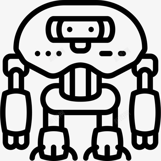 机器人学机器人学26线性图标svg_新图网 https://ixintu.com 机器人学 机器人学26 线性