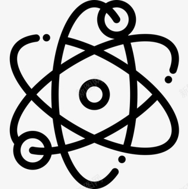 原子自然68线性图标图标
