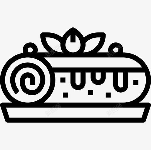 卷饼面包房89直系图标svg_新图网 https://ixintu.com 卷饼 直系 面包房