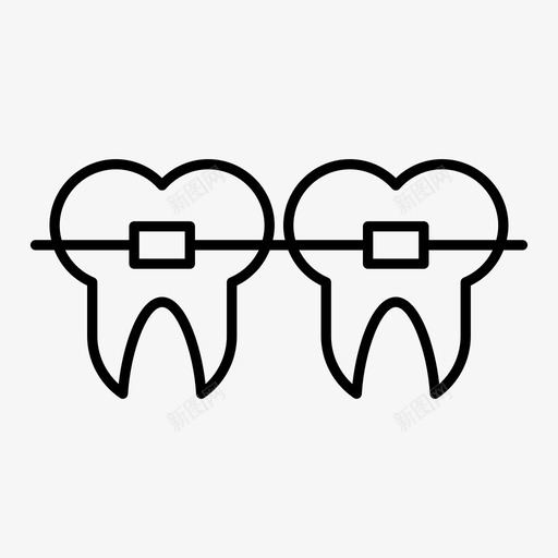 医疗牙齿医疗保健用品图标svg_新图网 https://ixintu.com 医疗 医疗保健 牙齿 用品