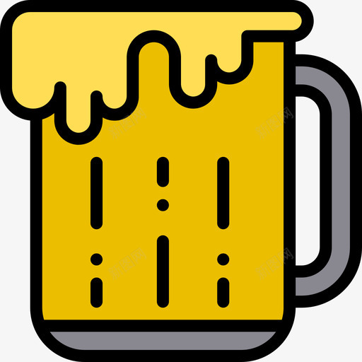啤酒饮料和饮料5线性颜色图标svg_新图网 https://ixintu.com 啤酒 线性 颜色 饮料