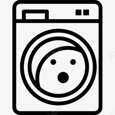 洗衣机家用20直列式图标图标