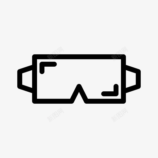 眼镜护目镜劳动图标svg_新图网 https://ixintu.com 劳动 劳动日线 护目镜 眼镜
