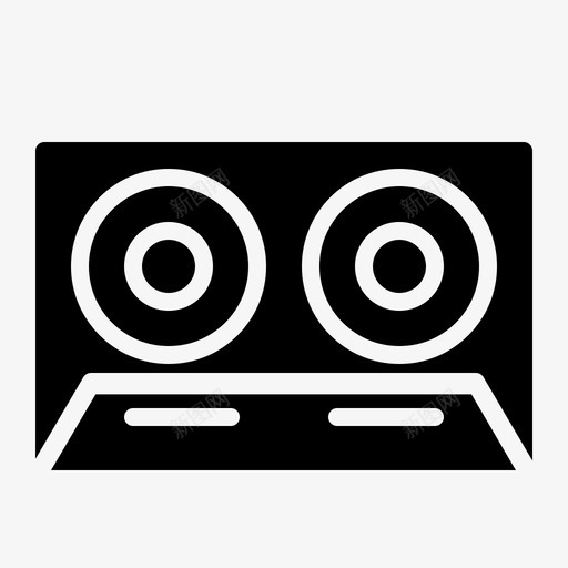 盒式磁带音频多媒体图标svg_新图网 https://ixintu.com 多媒体 歌曲 盒式 磁带 音乐 音频