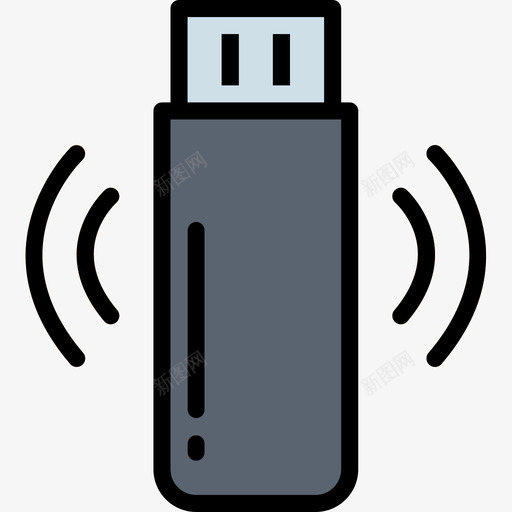 Pendrive技术63线性颜色图标svg_新图网 https://ixintu.com Pendrive 技术 线性 颜色