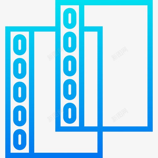 文件夹办公室供应商5渐变图标svg_新图网 https://ixintu.com 供应商 办公室 文件夹 渐变