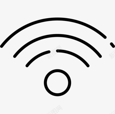 Wifi技术67线性图标图标