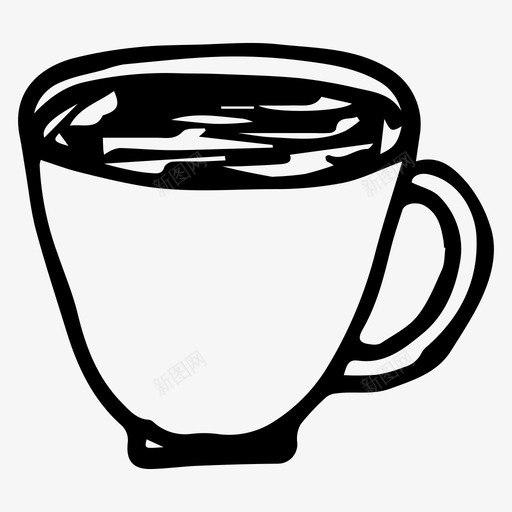 咖啡咖啡休息马克杯图标svg_新图网 https://ixintu.com 休息 办公室 咖啡 商务 马克