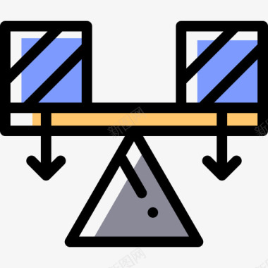 跷跷板物理14颜色省略图标图标