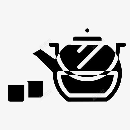采购产品茶食物和餐厅厨房图标svg_新图网 https://ixintu.com 产品 厨房 品茶 器具 固体 工具 茶壶 采购 食物 餐厅