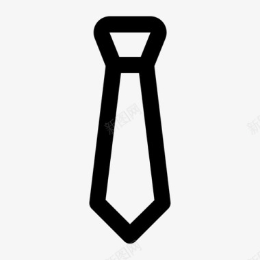 领带正式的男士图标图标