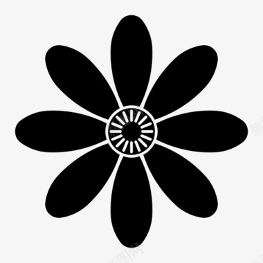 金鸡菊花自然图标图标
