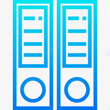 文件办公室供应商5梯度图标图标