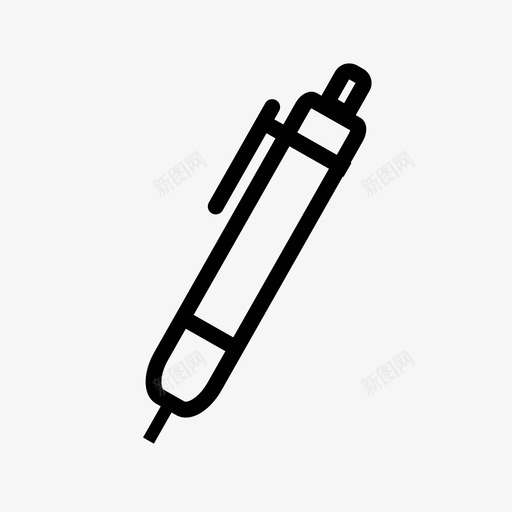 钢笔蘸笔墨水笔图标svg_新图网 https://ixintu.com 墨水笔 文具 蘸笔 钢笔