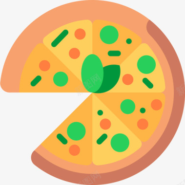披萨纯素食品5无糖图标图标