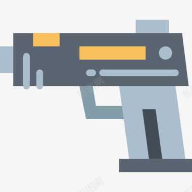 枪玩具童年图标图标