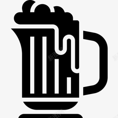 啤酒饮料17字形图标图标
