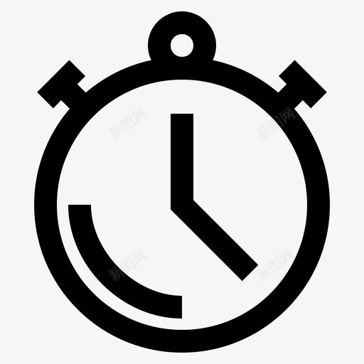 秒表时钟小时图标svg_新图网 https://ixintu.com 小时 待定 时钟 时间 秒表 计时器
