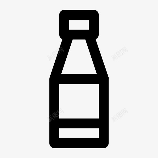 瓶子饮料健康图标svg_新图网 https://ixintu.com 健康 塑料 瓶子 足球 饮料