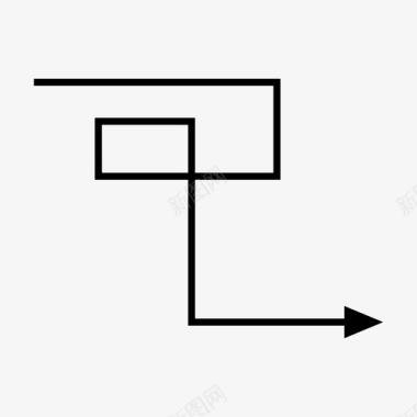 箭头方向下一个图标图标