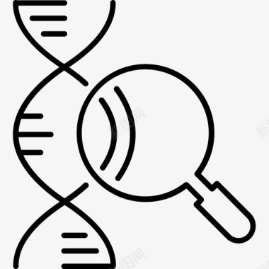 dna基因组研究图标图标