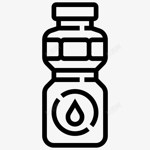 水饮料瓶子图标svg_新图网 https://ixintu.com 健康 点心 瓶子 饮料