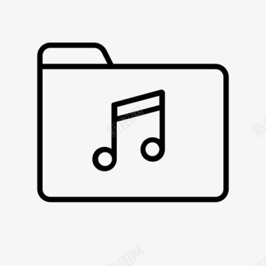 音乐文件夹收藏文件图标图标