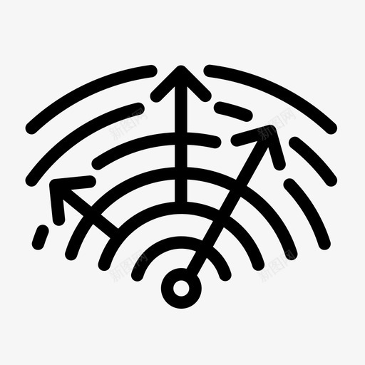 分布闪电战领域图标svg_新图网 https://ixintu.com 入侵 分布 抽象概念的组织大纲风格 闪电战 雷达 领土 领域