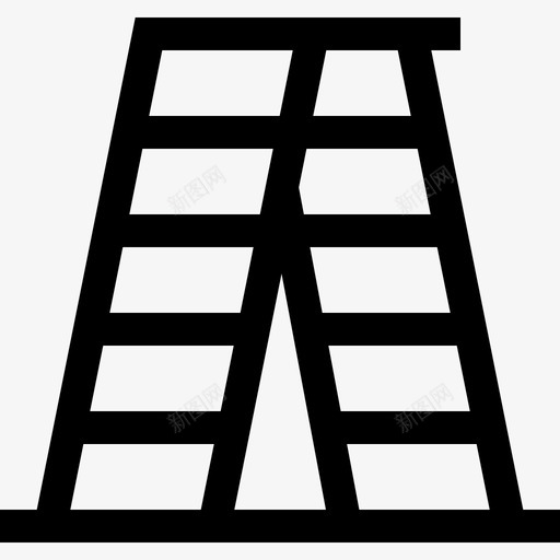 梯子构造123填充图标svg_新图网 https://ixintu.com 填充 构造123 梯子