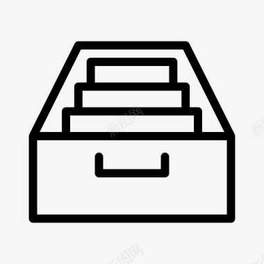 文件柜档案文件图标图标