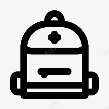 背包书包学校图标图标