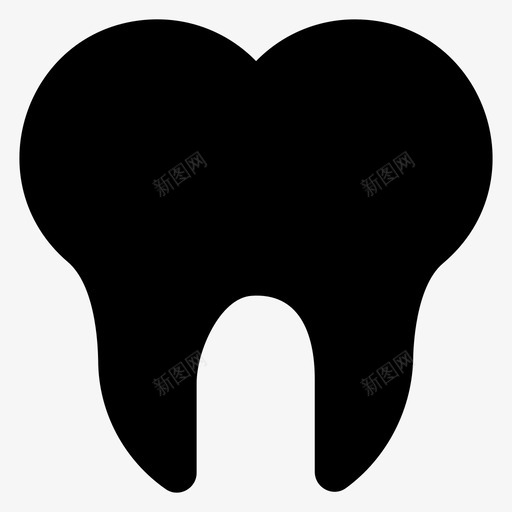 牙齿身体部位医疗保健图标svg_新图网 https://ixintu.com 医疗保健 口腔 图标 字形 材料 牙齿 用户界面 磨牙 身体 部位