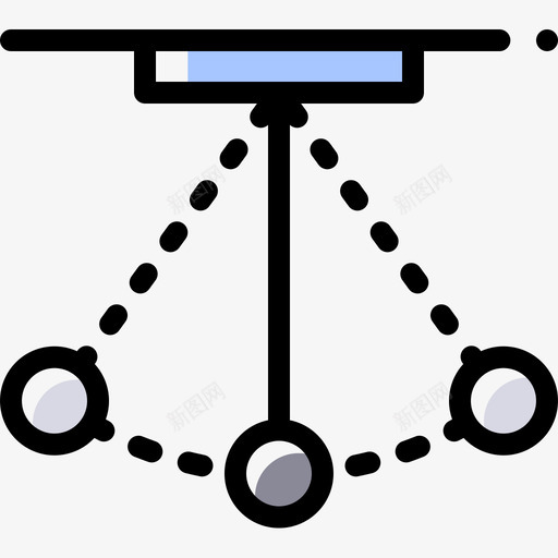 摆锤物理学14颜色省略图标svg_新图网 https://ixintu.com 摆锤 物理学 省略 颜色