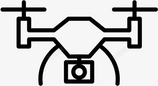 无人机摄像头监控图标svg_新图网 https://ixintu.com 工业 摄像头 无人机 机器人 监控 联网