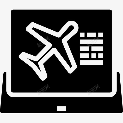 平板电脑机场69实心图标svg_新图网 https://ixintu.com 实心 平板电脑 机场