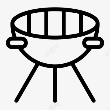烹饪烧烤食物图标图标
