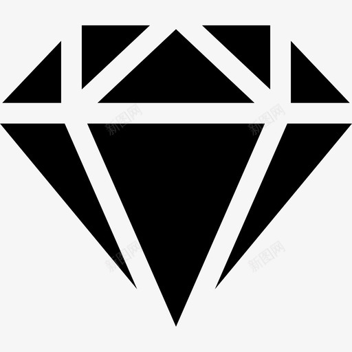 钻石豪华商店20已填充图标svg_新图网 https://ixintu.com 商店 填充 豪华 钻石