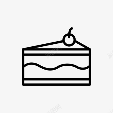 蛋糕食物速食图标图标