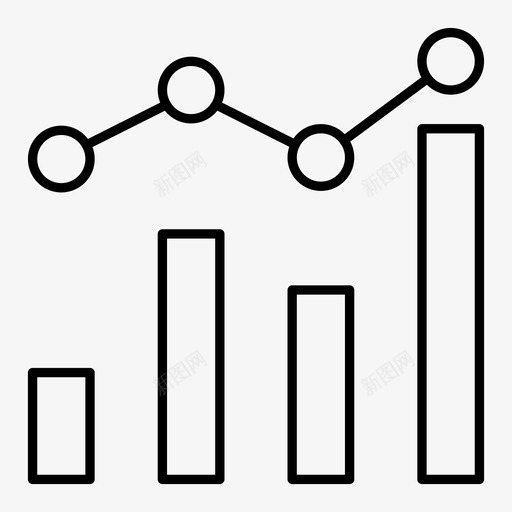 分析条形图财务图标svg_新图网 https://ixintu.com 业务 企业 分析 初创 图标 图表 条形图 线图 统计 财务