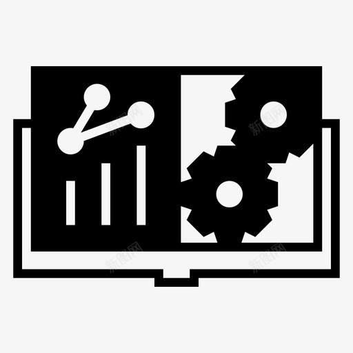 人工书籍智能图标svg_新图网 https://ixintu.com 书籍 人工 学习 智能 机器 网络