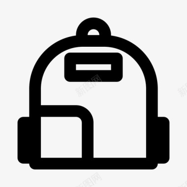 背包书包学校图标图标