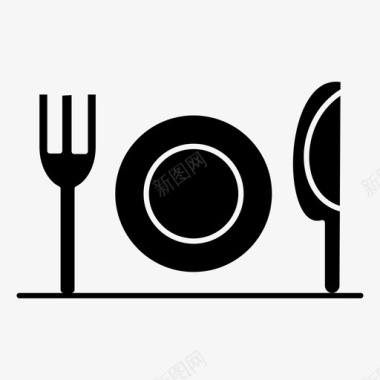 酒店晚餐食物图标图标