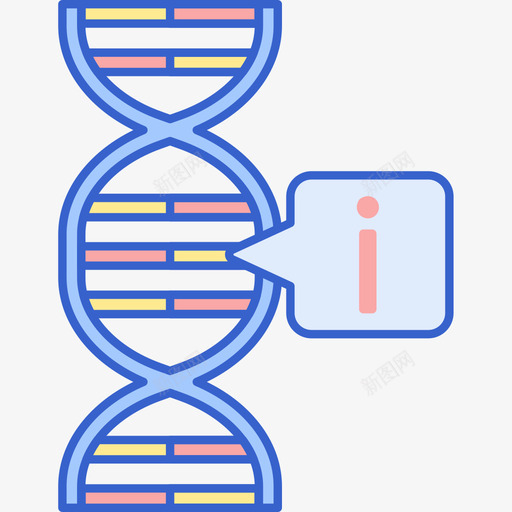 Dna科学102线性颜色图标svg_新图网 https://ixintu.com Dna 科学102 线性颜色